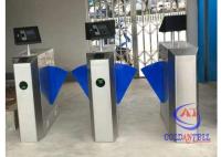 Reconocimiento del código de la huella dactilar de la cara de la puerta de la barrera de la aleta SUS304 para el centro de aptitud
