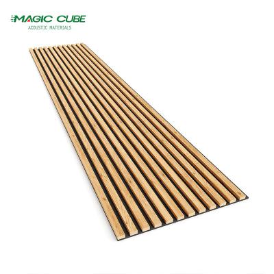 Edge To Edge 13mm Acoustic Wood Slat Panels Eco Friendly For Ceiling