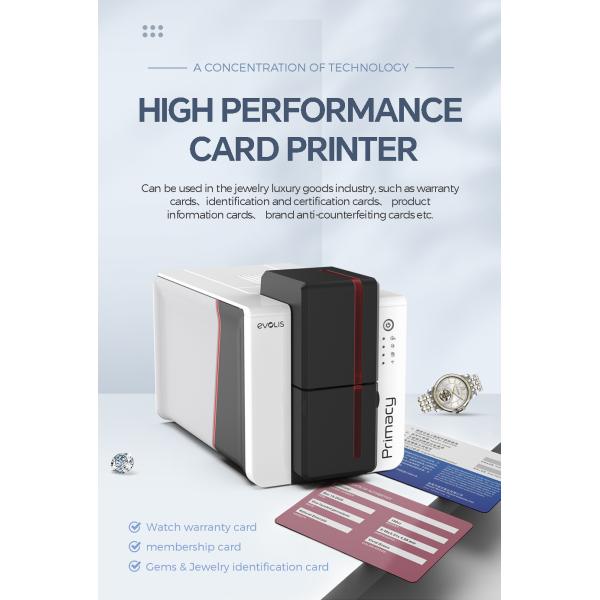 Противофальсификационный принтер из ПВХ для удостоверения личности