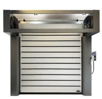 Porte en spirale à grande vitesse transparente en aluminium industriel Sécurité et efficacité en une seule porte rapide industrielle automatique