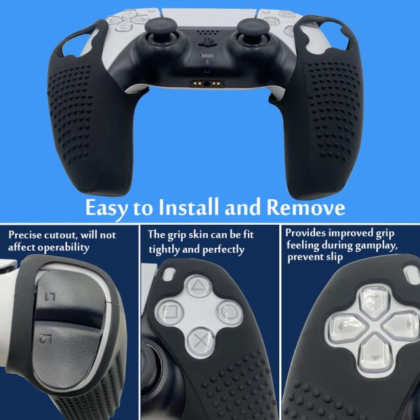 Silicon Ps5 Controller Cover Case Non-slip Protective Skin Accessories Soft Silicon Rubber Cover For Playstation 5 Gamepad Console