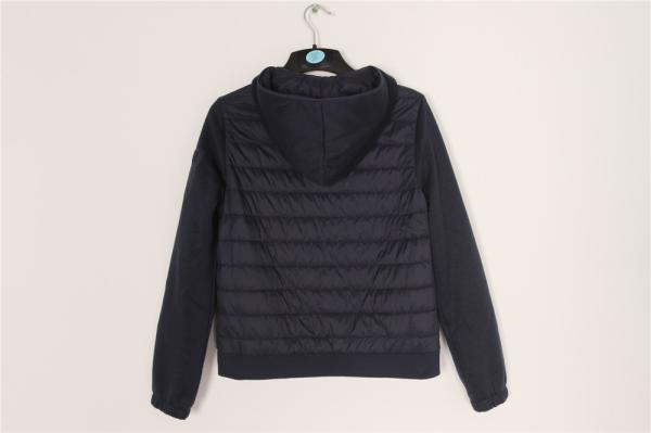 Girls Junior Ladies Lightweight Padded Jacket 100% Nylon Knitted Sleeve