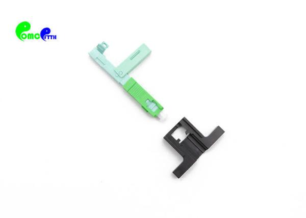 Field Install Fiber Optic Connector SC / APC Suit For FTTH Drop Cable 2 x 3mm For Fast Install In FTTH Project