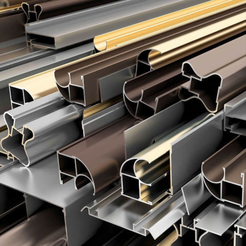 6063 / Perfil de aluminio de los muebles de la protuberancia del marco 6061 para el gabinete 40m m