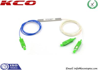 Fibra ótica planar 0.9mm do divisor do medidor de ondas 1x2 PON GPON 1.5m LSZH