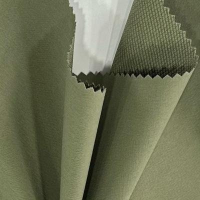 Double Chain Interlock Polyester Fabric Four Way Stretch For Jacket / Suit / Sportswear