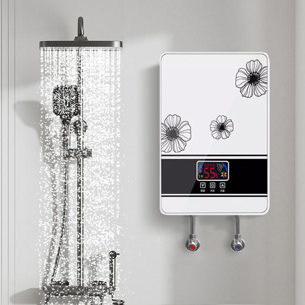 Electric 110V Water Heater Wall Mounted Square Hot Water Heater 4200W