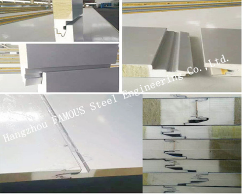 PIR 1150mm Sandwich Panel Fire Rating , 50mm Heat Resistant Wall Panel