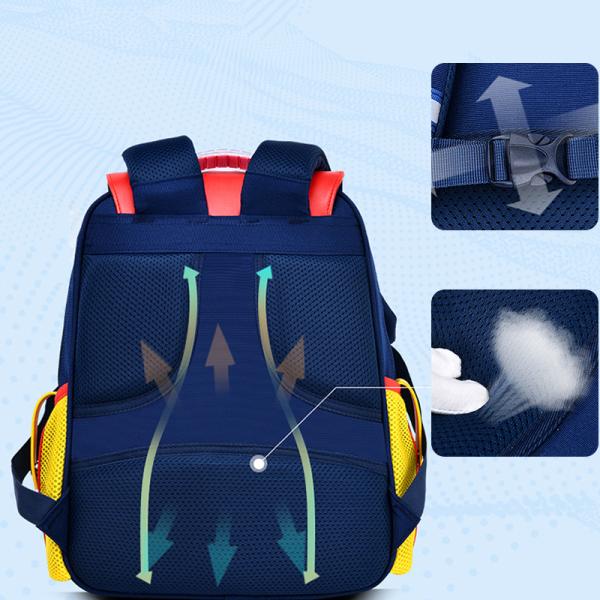 Leather Breathable Large Capacity School Backpack Toddler Waterproof Book Bag