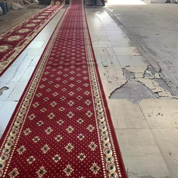 100% Polypropylene Mosque Carpet Roll for Wall to Wall Prayer in Mosque Decoration