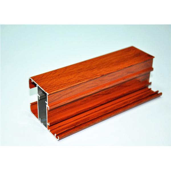 Анодированный/мельницей законченный деревянный алюминий зерна прессовал профили, 6063 Т5