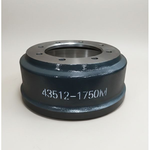 OE 43512-1750M Isuzu Brake Drum Replacement G3000 Cast Iron Brake Drum