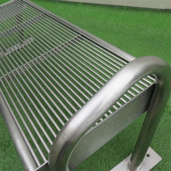 Bancos de aço exteriores do jardim do revestimento 1250mm do pó