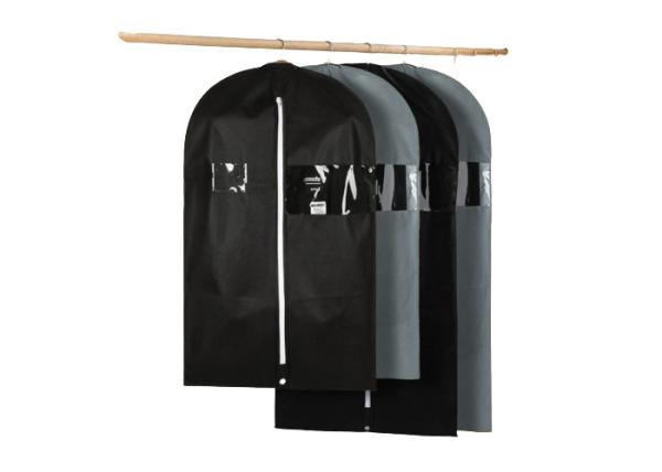 Foldable Suit Garment Travel Bag With Zipper Closure For Space Saving Dustproof Storage