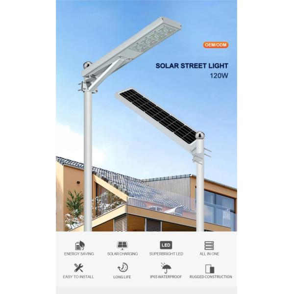 Aluminio impermeable al aire libre todo del camino del jardín en una luz de calle solar del LED