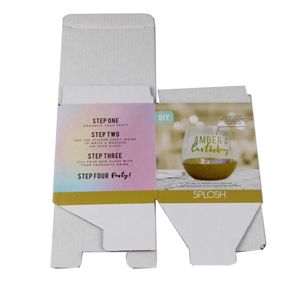 Customized Shape Tea Bags Packaging Boxes with UV Coating and Custom Printed Kraft Paper