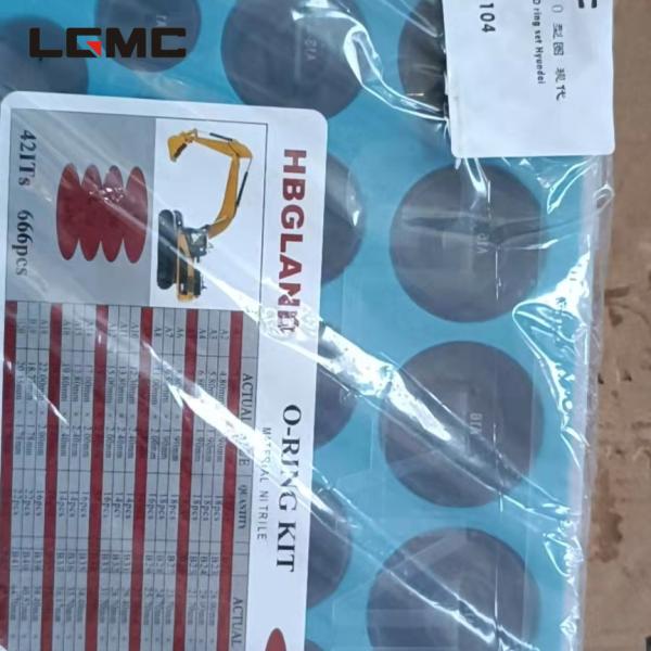 Vedações de peças sobressalentes de escavadeira OEM O-ring completo para carro Hyundai