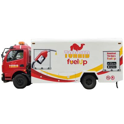 Flammable Liquid Fuel Transport Vehicle Max Torque 500 - 1000Nm 4X2 Drive Wheel