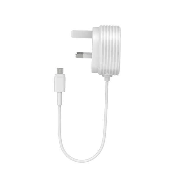 Fireproof PC ErP 5V2.4A UK Mains Charger Micro Usb Cable