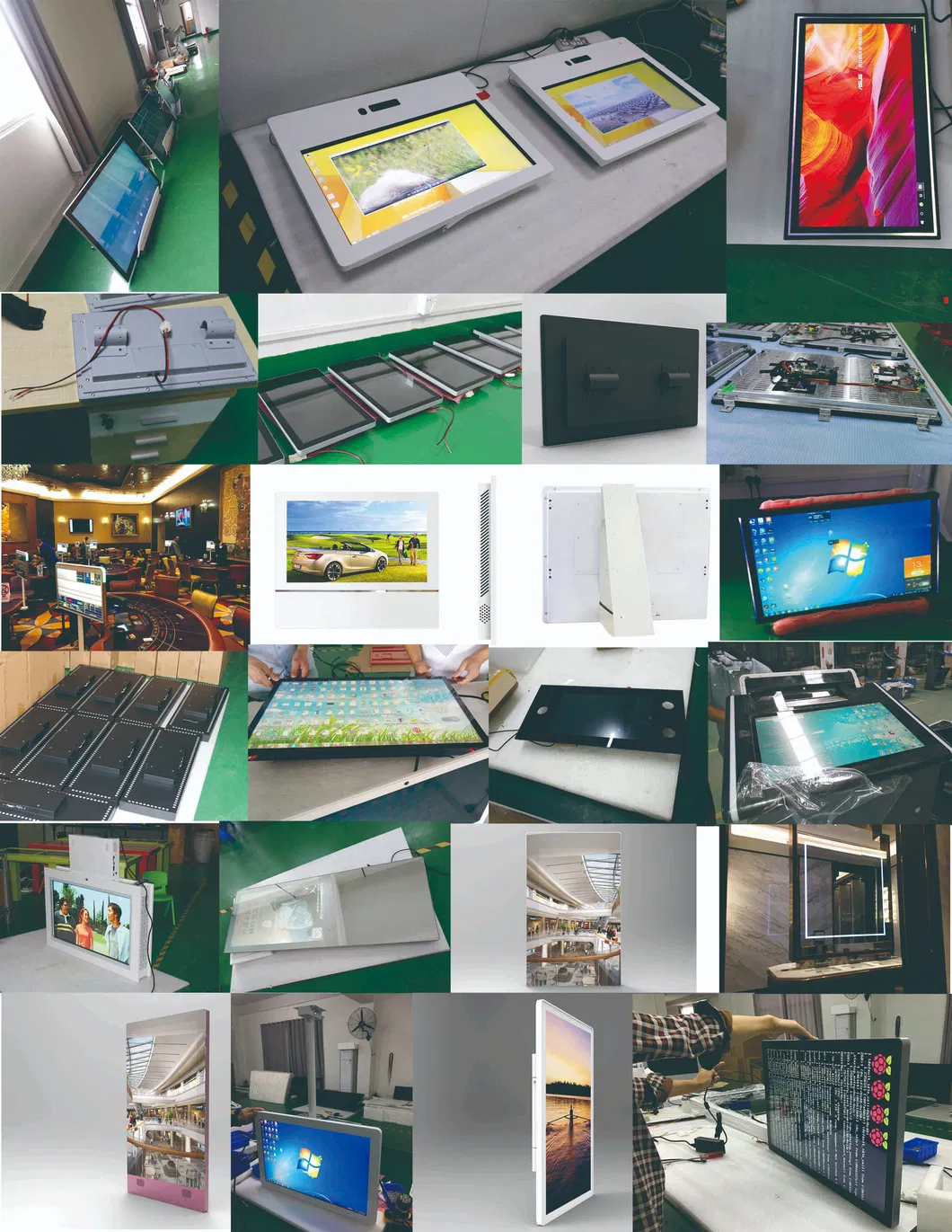 43-65 Inch Outdoor Touch Screen Kiosk 1920x1080 Resolution