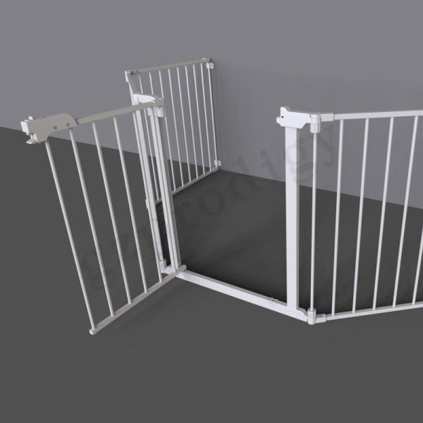 Adjustable Metal Foldable Baby Playpen Multifunctional Childproof