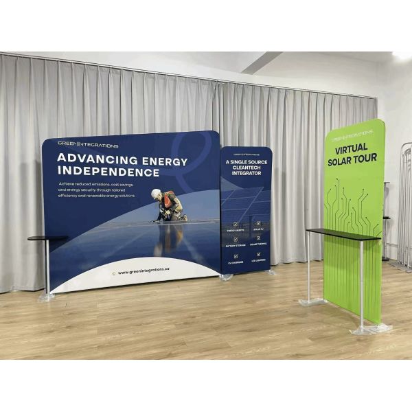 3x3m Lightweight Trade Show Booth With Modular Fabric Panels