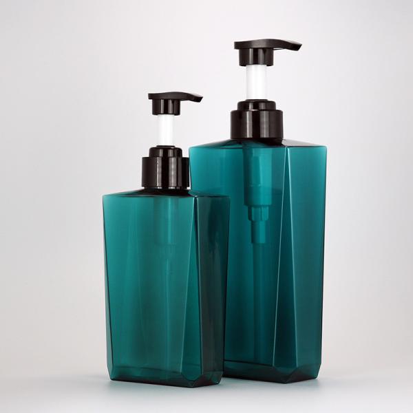 Blue Baby Bpa Free Plastic Shampoo Bottle 10oz 16oz 500ml 300ml 100ml Petg Cosmetic Bottles