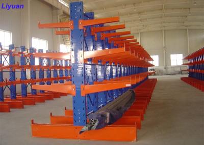 Armazenamento material do armazém da única madeira serrada estrutural lateral dobro da tubulação da cremalheira do modilhão