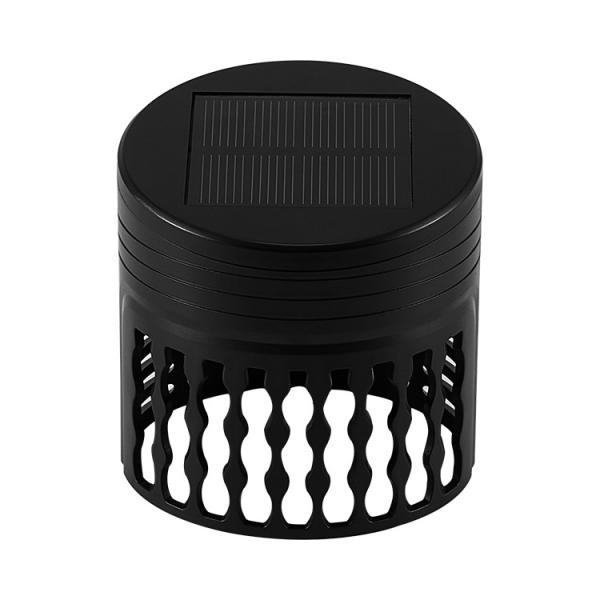 O diodo emissor de luz posto solar exterior da cerca ilumina o cilindro IP68 RGB impermeável