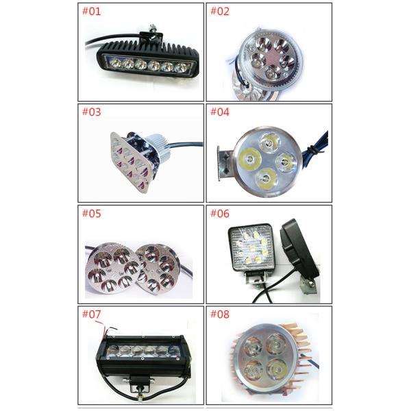 Черный/серебристый электрический мотоцикл велосипеда привел фару 10-32В