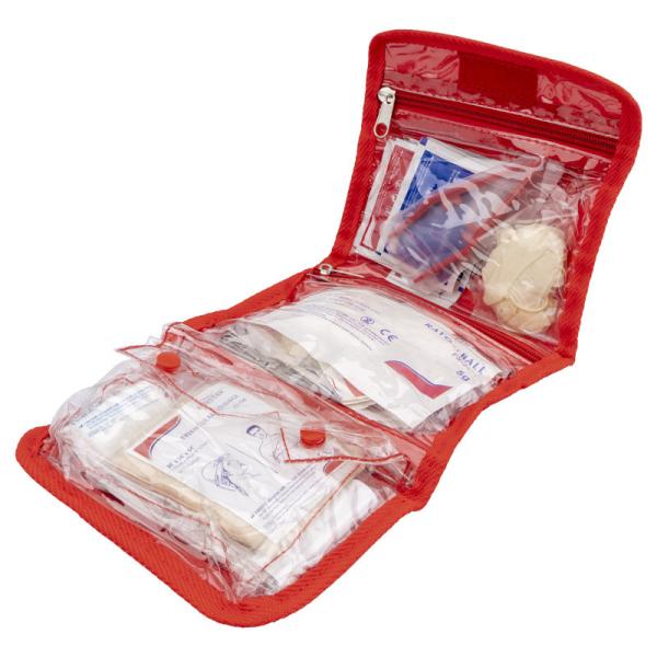 FDA Outdoor First Aid Kit For Camping PVC Coated Nylon Bag