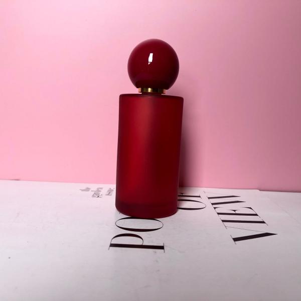 500pcs 50ml Perfume Spray Bottle Plastic Ball Cap Cosmetic Glass