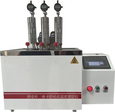 Máquina de testes de GB/T1634 Hdt Vicat para o teste plástico da deformação do calor
