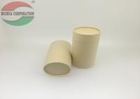 Tubo liso reusável do papel de embalagem de Brown que empacota para o alimento/cosmético