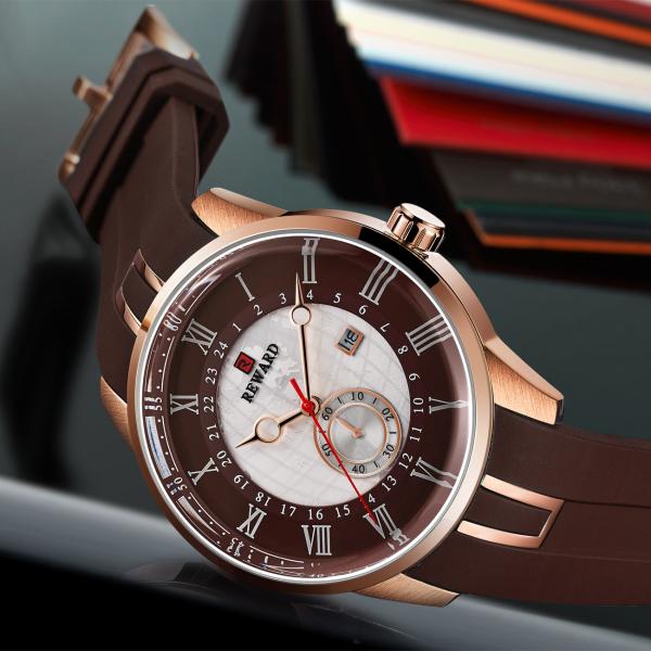 Alloy Sporty Mens Watches , Durable Mens Bracelet Watches With Silicone Strap