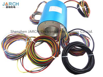 O anel deslizante 70mm do furo direto condutor com 24 fios contacta os conjuntos do anel deslizante que gerenciem o conector bonde