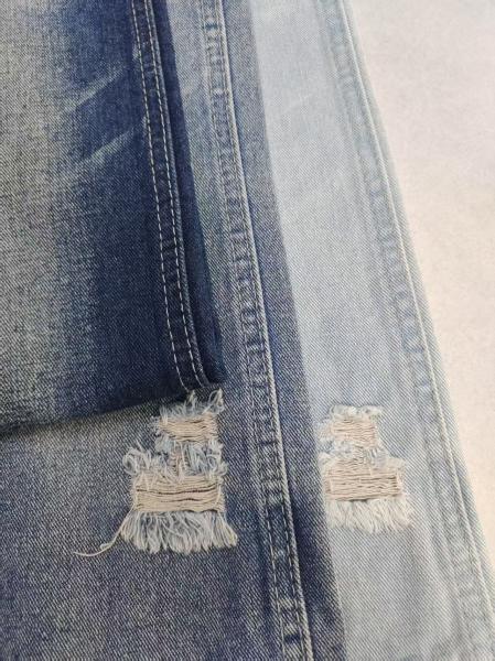 Tissu denim indigo foncé en coton, polyester et rayonne avec construction 10x10 JSD3086 9.6oz