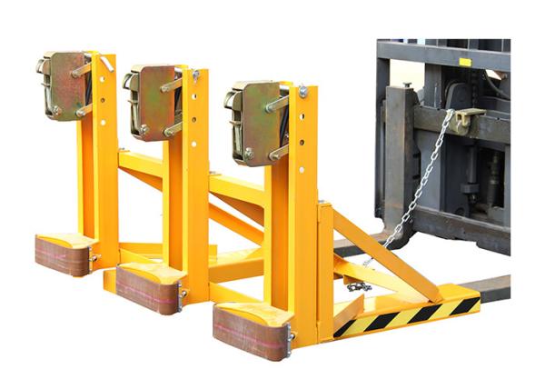DG1500A Forklift Mounted Drum Grabber Single Eagle-Grip Three Drums Drum Grabber Load Capacity 500KgX3