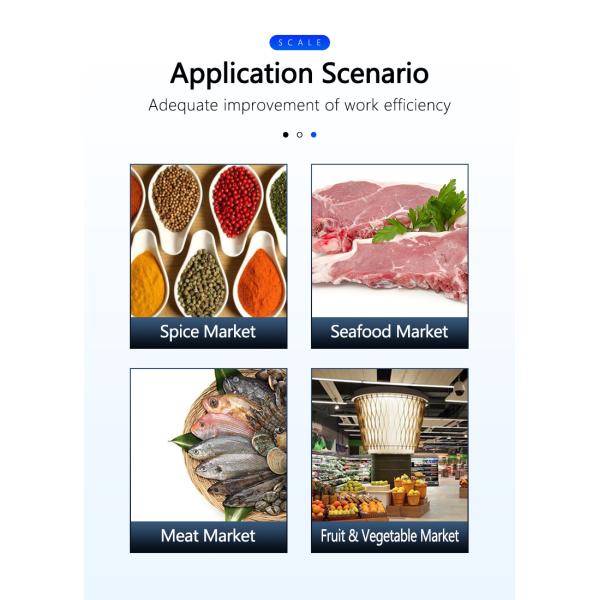 3kg Foldable Label Printing Weighing Scale Barcode Digital Computing Machine Scale Weight