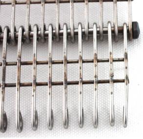 Fio de aço inoxidável Mesh For Oven da correia transportadora da relação do olho do metal liso