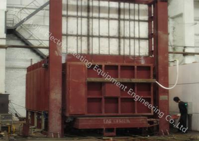 High Temperature Heating Car Bottom Furnace 3600×1400×1000mm Chamber Dimension