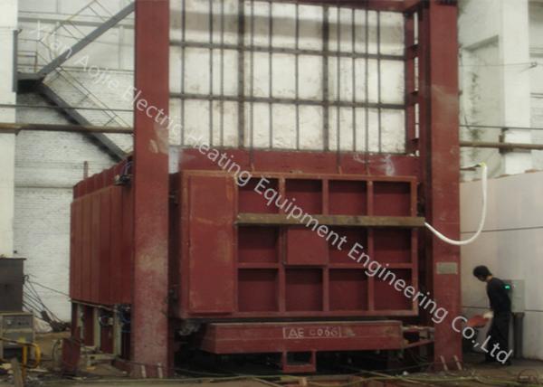 High Temperature Heating Car Bottom Furnace 3600×1400×1000mm Chamber Dimension