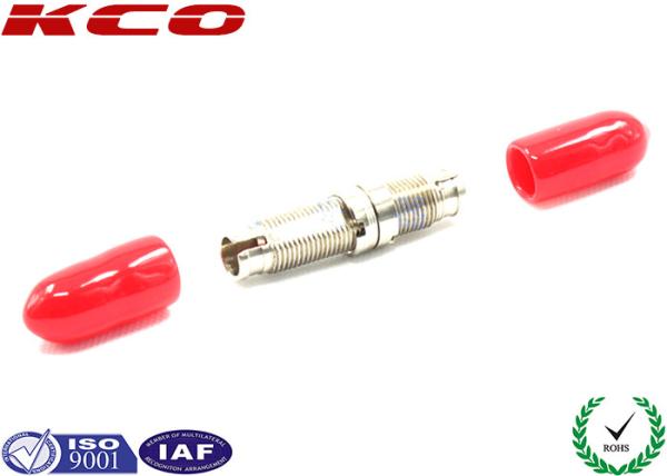 Single Mode Fiber Optic Adapters DIN APC For Patch Cables Simplex Chanel