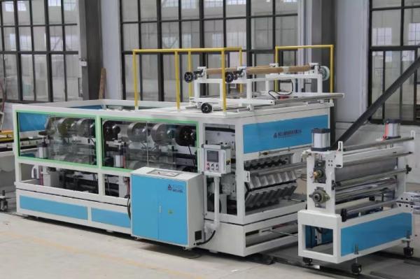 Plastic Conical Twin Screw PVC Roof Tile Extrusion Line