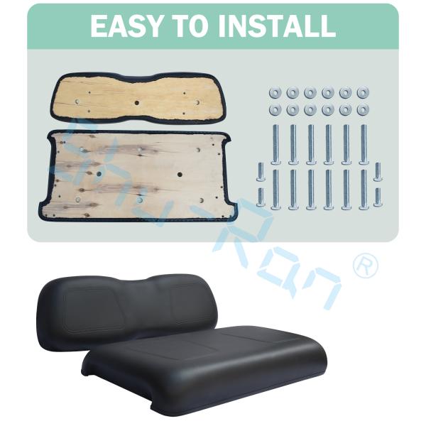 Черная подушка сиденья для гольф-коляски Замена подушки переднего сиденья для автомобиля DS