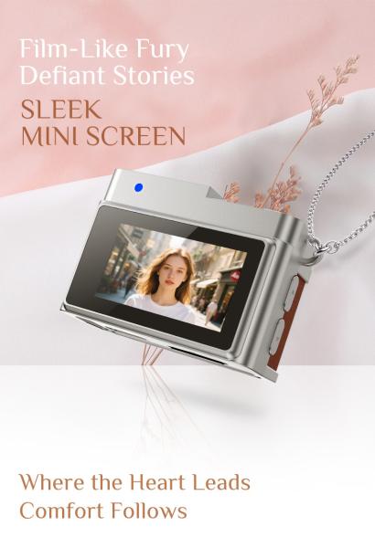 Mini-caméra 1080P légère de 0,96 pouce Portable et caméras avec détection de mouvement 30 images Taux d'images vidéo 6 types de filtres