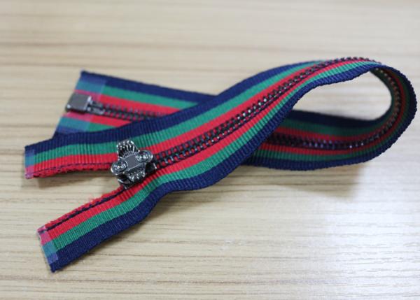 Colorful Spandex Catsuit Heavy Duty Coat Zippers , Coats And Clark Fashion Zippers