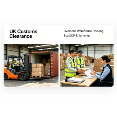 General Oversized Heavy Cargo Sea Shipping to UK With Truck / Last Mile Delivery