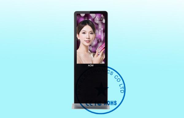Untrathin LCD Digital Signage Display WIFI 42 Inch Floor Standing