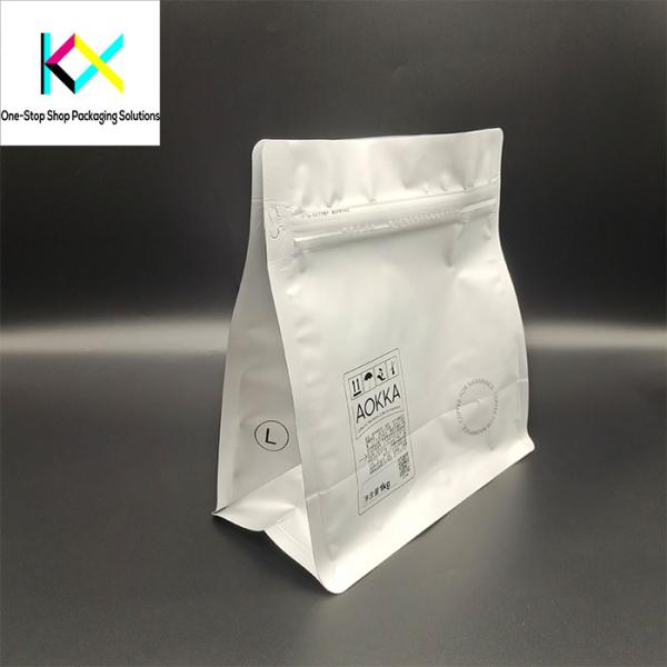 Customized MOPP/AL/PE Stand Up Coffee Pouches with High Barrier and Hot Foil Stamping
